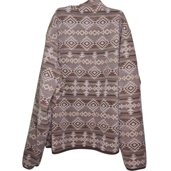 Southern Grit Aztec Graphic Fleece Pull Over Sweater - Picture 6 of 6